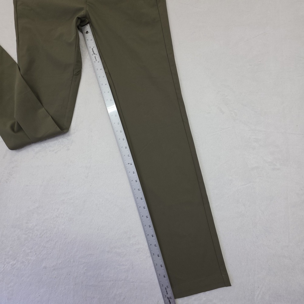 Fabletics Pants Mens 30x34 Olive Green Slim Fit Stretch Workwear Casual Chino - Picture 9 of 12